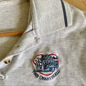 Vintage Embroidered Walt Disney World polo shirt size L